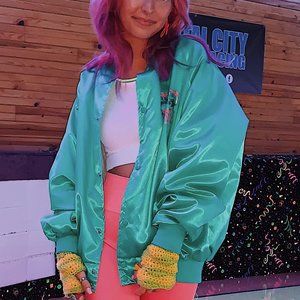 80s Vintage Roy Clark Bomber Jacket